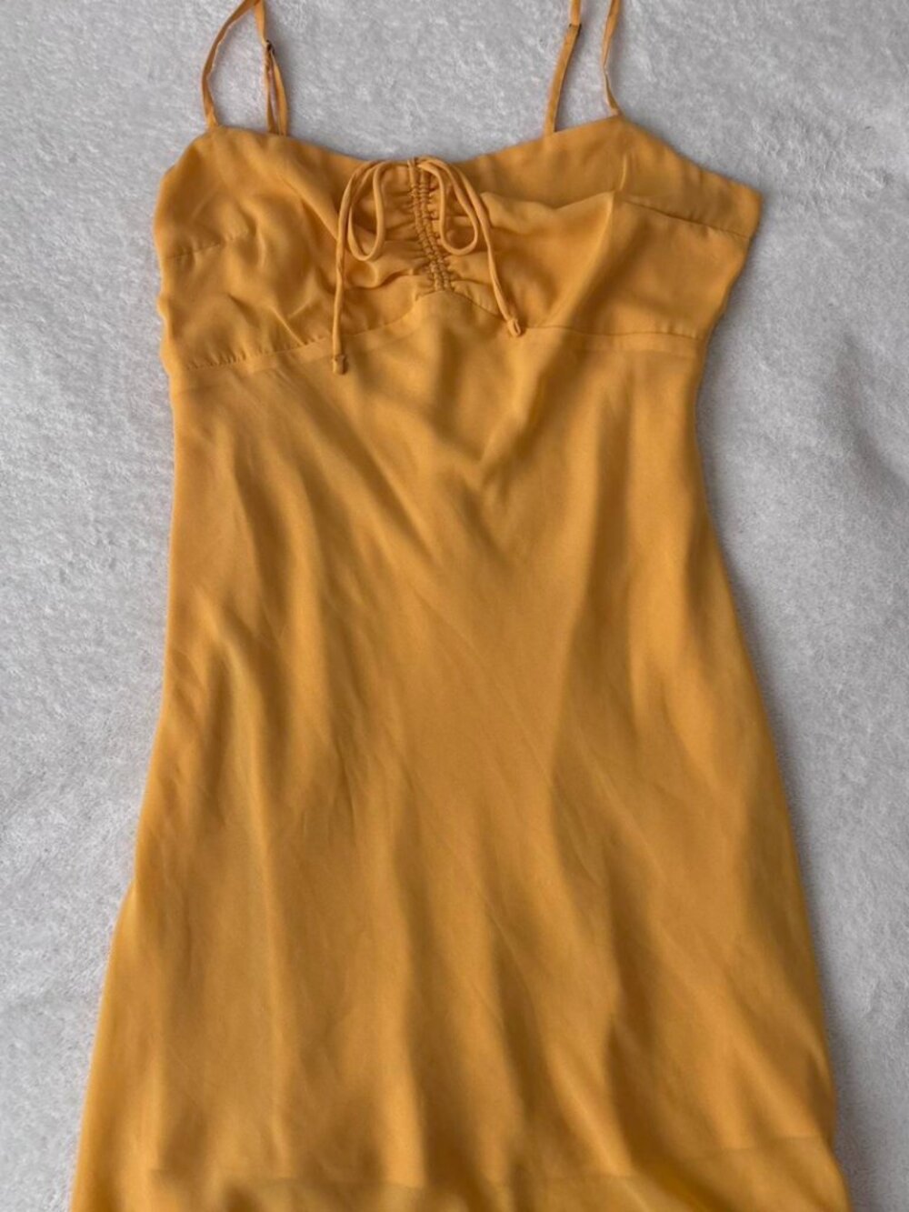 Abercrombie & Fitch Women's Yellow and Orange Dress